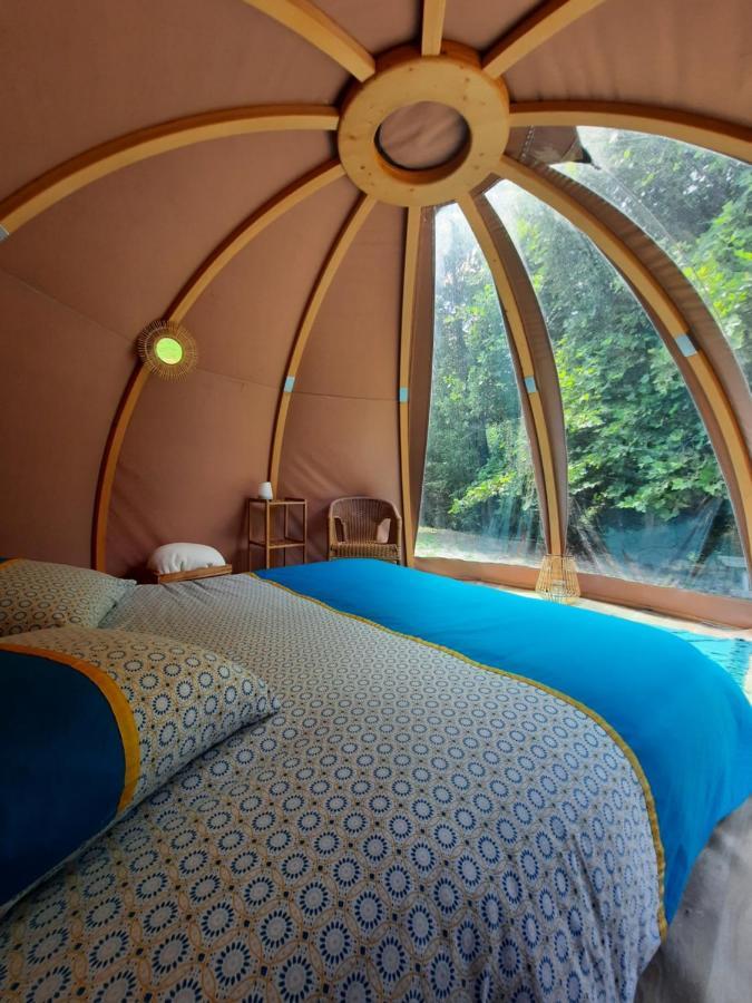 La Wigwam Bleu Du Domaine Du Pas De L'Ane Hotel Mios Exterior photo